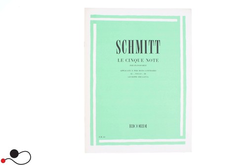 Spartito ricordi schmitt - ricordi,
