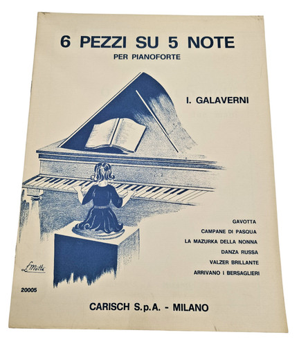 Spartiti pianoforte pezzi su - pianoforte,