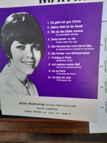 Mireille mathieu voce - voce, e