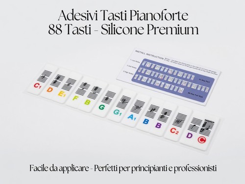 Guida note pianoforte - note,